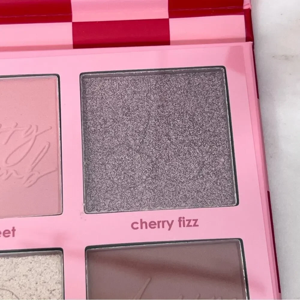 Ciate NIB Cherry Bomb Blush &‎ Highlighter Palette 2 Blush 2 Highlighters